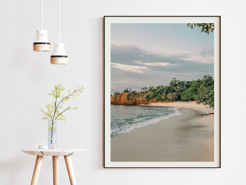 Set of 2 Costa Rican Beach Prints Printable Wall Art Modern Decor Digital Download Bundle of 2 Beach Prints