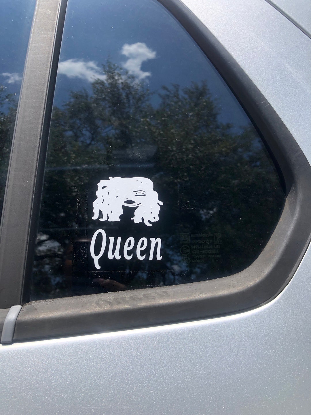 Loc Queen Car Decal Vinyl Sticker Etsy