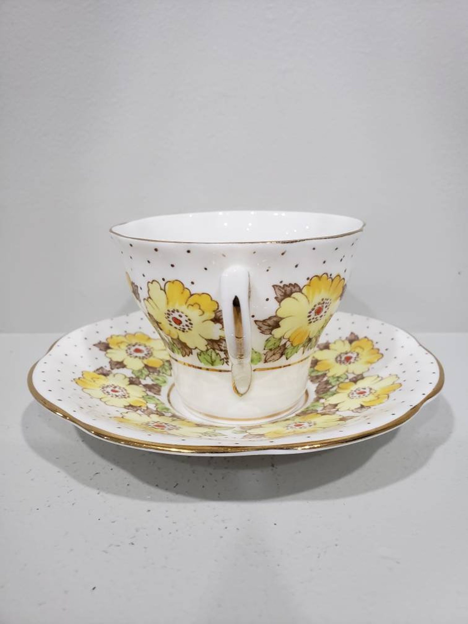 Rosina Bone China Cup and Saucer Pattern 4948 Made in England Etsy