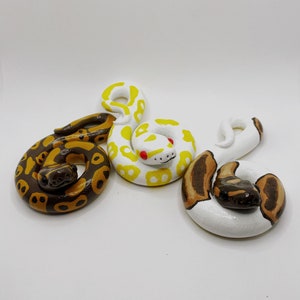 Ball Python Figurine Ball Python Art Snake Art Snake Decor - Etsy