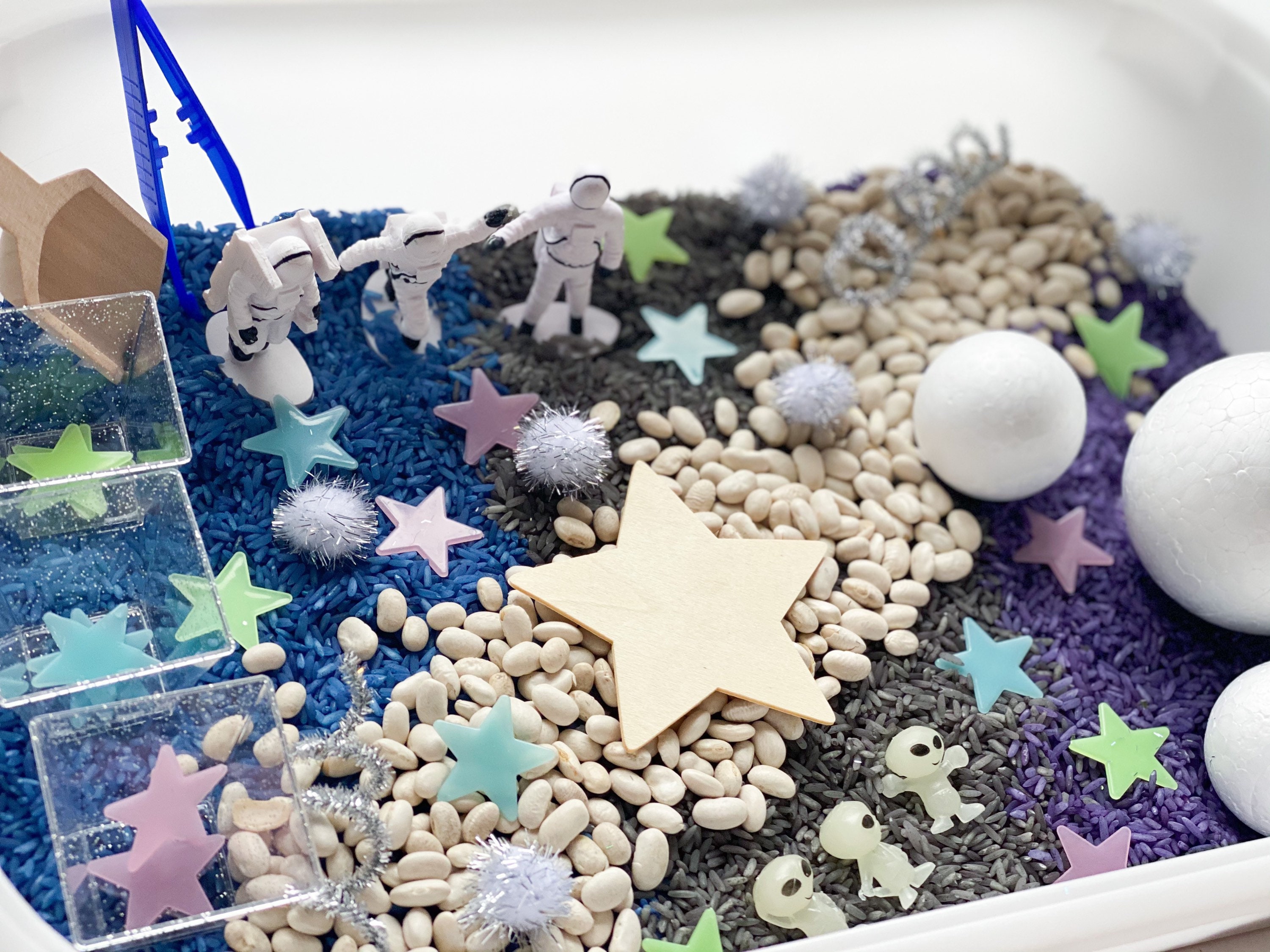 Outer Space Sensory Bin Etsy