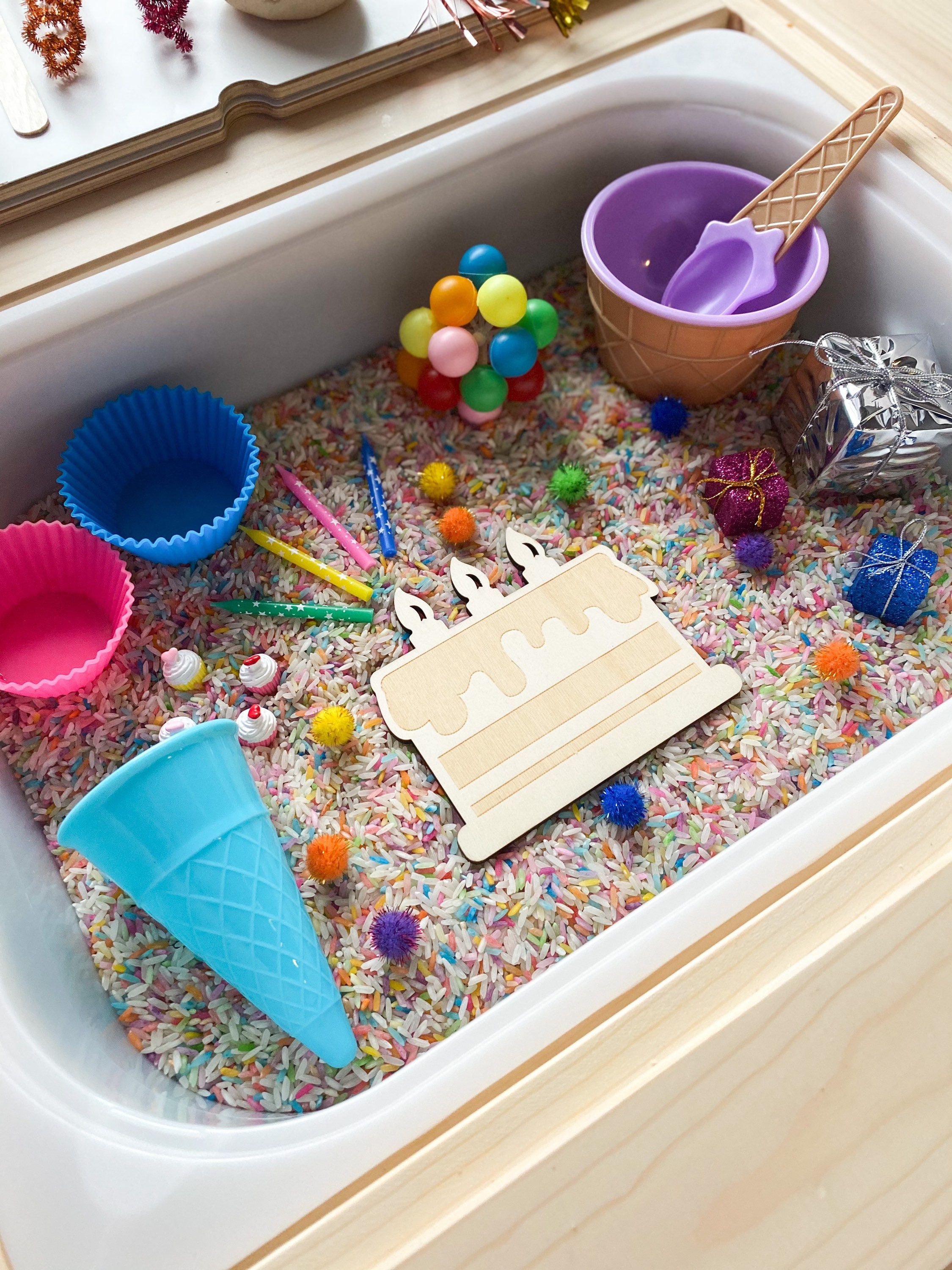 Birthday Sensory Bin Etsy