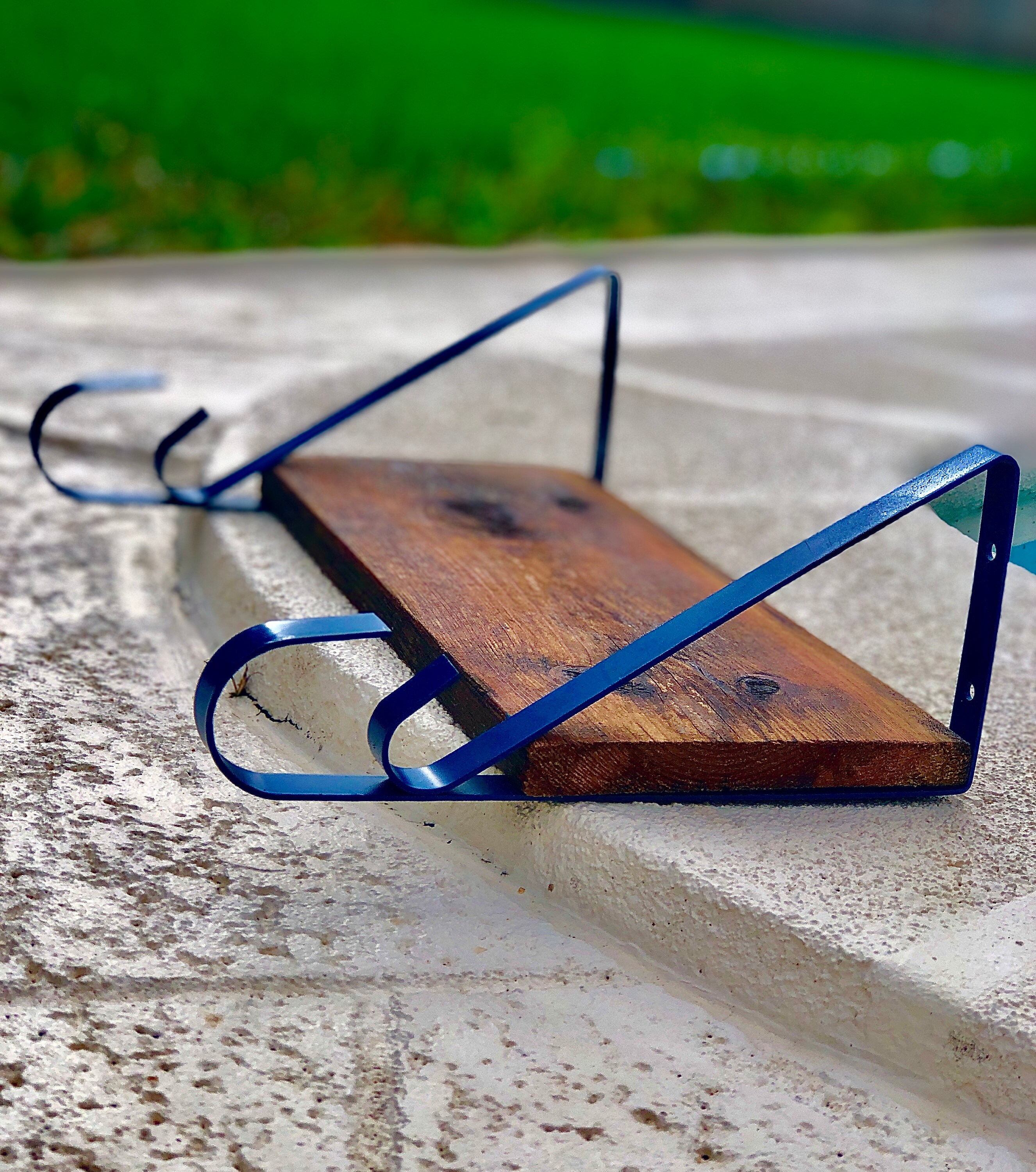 Estante flotante de madera recuperada / Organizar / | Etsy