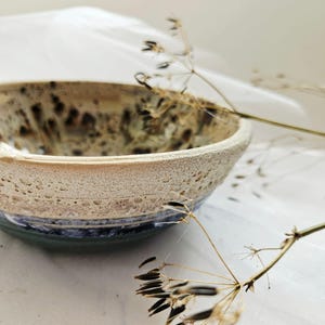 Nagisa B2 Ceramic Bowl – Handmade Pottery Bowl – Wabi Sabi Bowl – Unique Ceramic Tea Bowl – Japanese Style Pottery – Artisan Stoneware Bowl