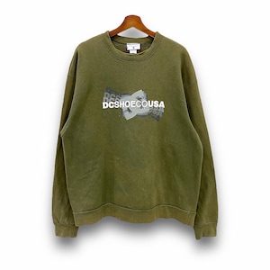 Vintage 90s DC Shoes Company Skateboards Sweatshirts Streetwear Size XL