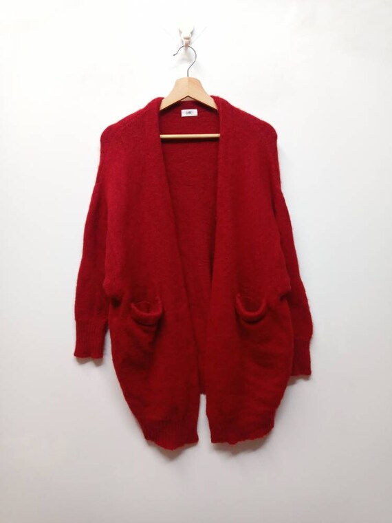 Vintage I am I in Fact Japan Wool Cardigans Graphi