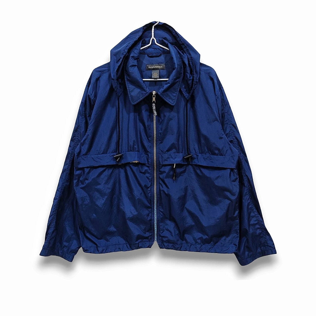 Vintage 90s Banana Republic Windbreaker Jacket Minimalist Menswear Streetwear Size L Etsy