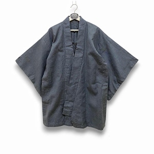 Vintage Haori Floral Noragi hanten Jinbei Embroidery Japanese Traditional Size L-XL