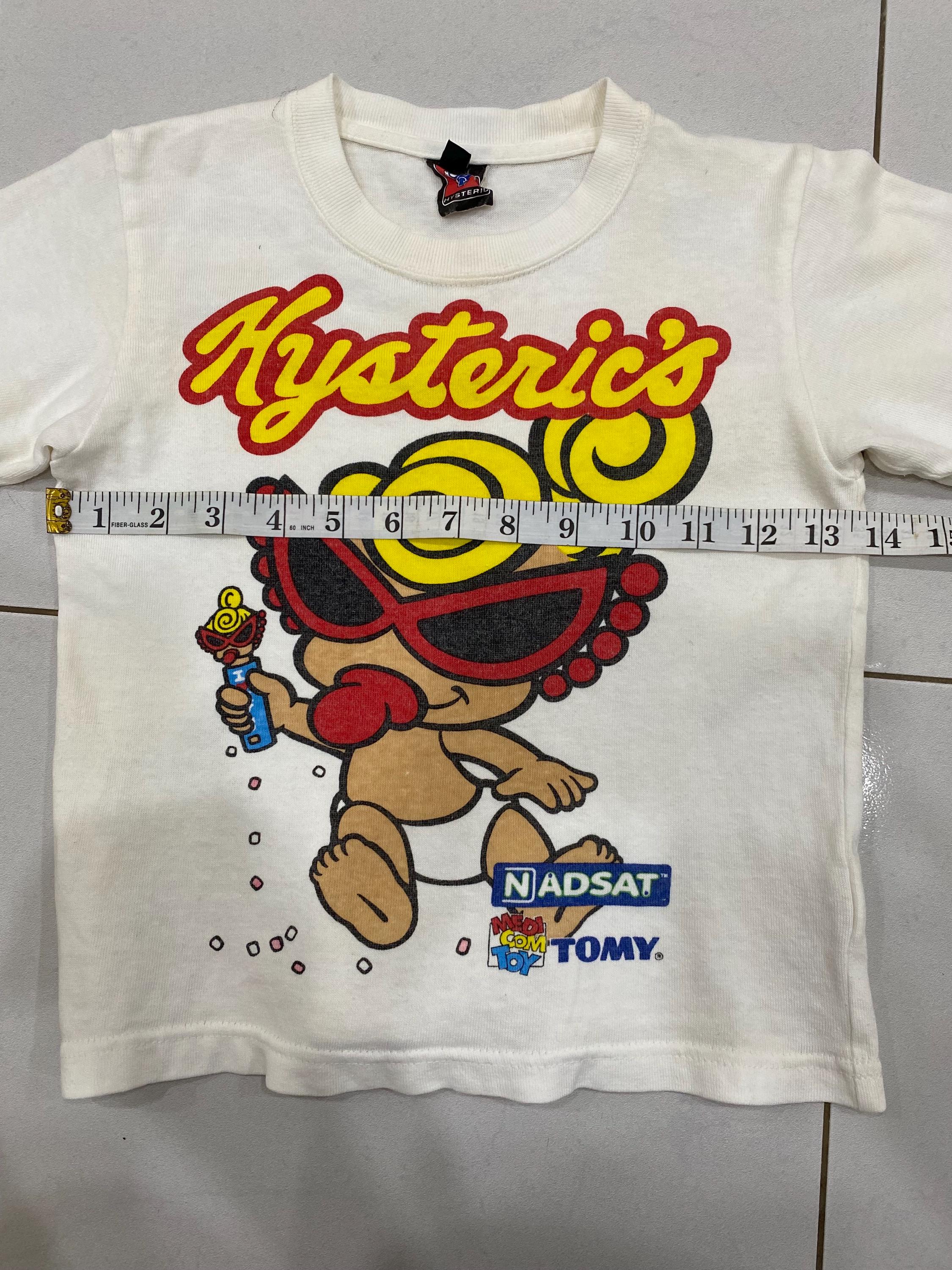 Vintage 90s Hysteric Mini Japan Big Printed Kids Tees Streetwear