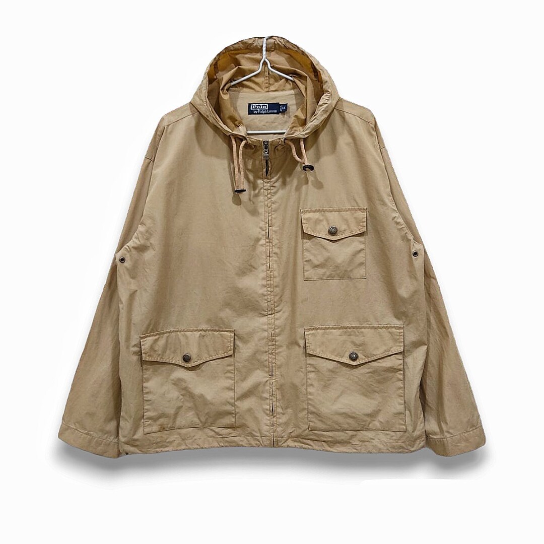 Vintage 90s Polo Ralph Lauren Windbreaker Jacket Work Wear