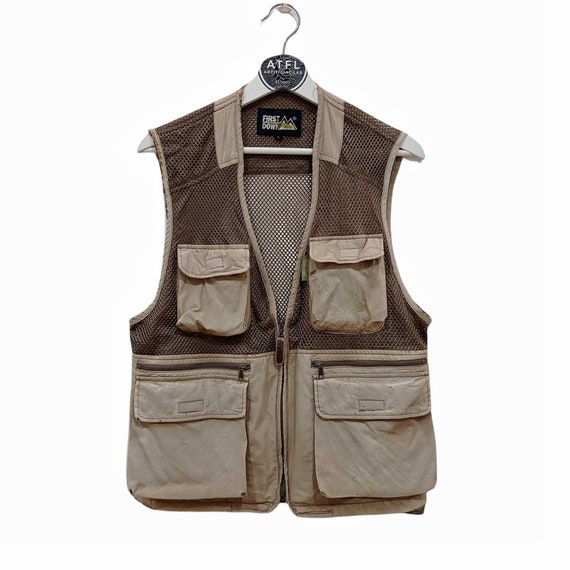 Vintage 90s Worn First Down Vest 