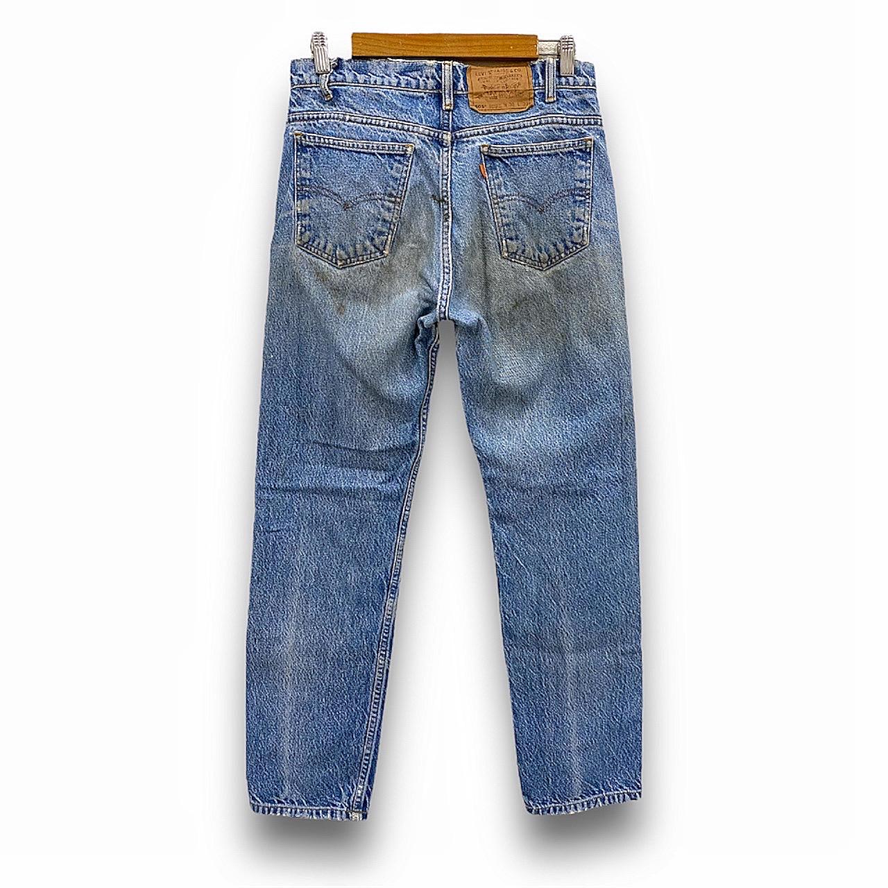 Vintage 80s Levis 505 Orange Tab 221 Button Streetwear Size W30 X