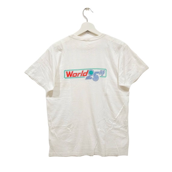 Vintage 90s Fuji TV Paper Thin Graphic Shirts Streetwear T