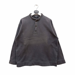 Vintage 90s Uniqlo Japan Sun Faded Minimalist Sweatshirt Streetwear Size M-L