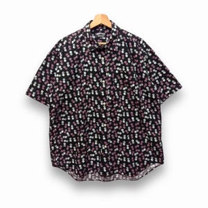 Vintage 9Y2K Bivouac Japan Dice Design Minimalist Shirts button up Streetwear size L