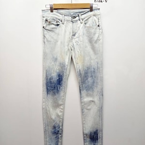 Vintage Polo Ralph Lauren Skinny Denim Jeans Japan Pants chino pants Workers Japanese brand Streetwear Hypebeast High end Size 30