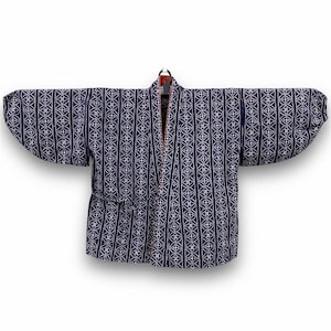 Vintage Yukata Jacket Sashiko boro  Japanese Traditional Size M