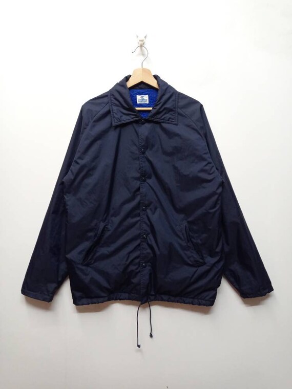 Vintage Champion Paded Windbreaker Minimalist Pla… - image 1