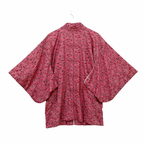 Vintage Haori Geometric - Short Kimono - Hakama J… - image 2