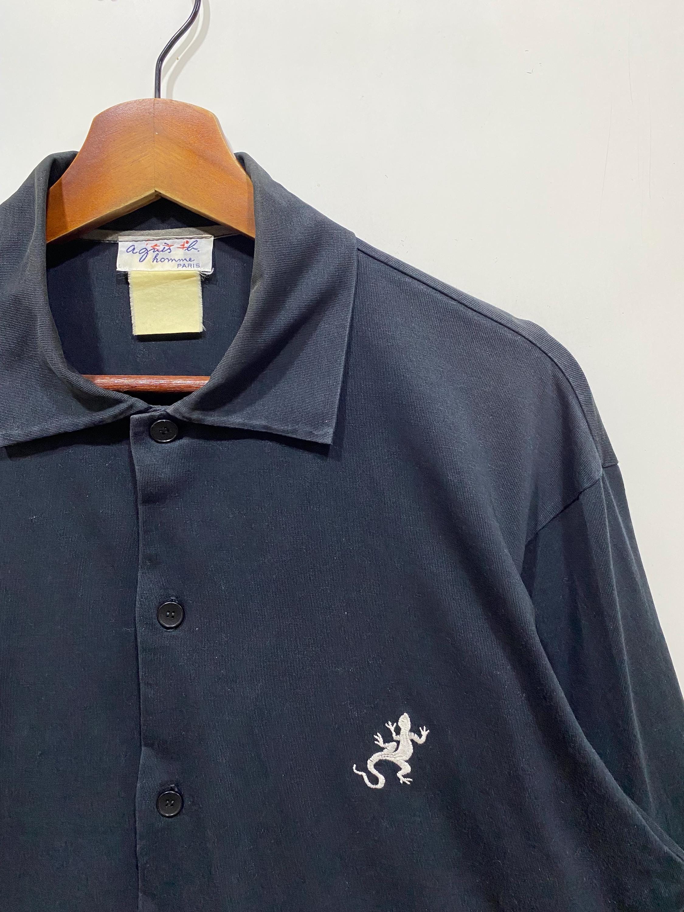 Vintage 90s Agnes B Homme Paris Button up Streetwear Size M