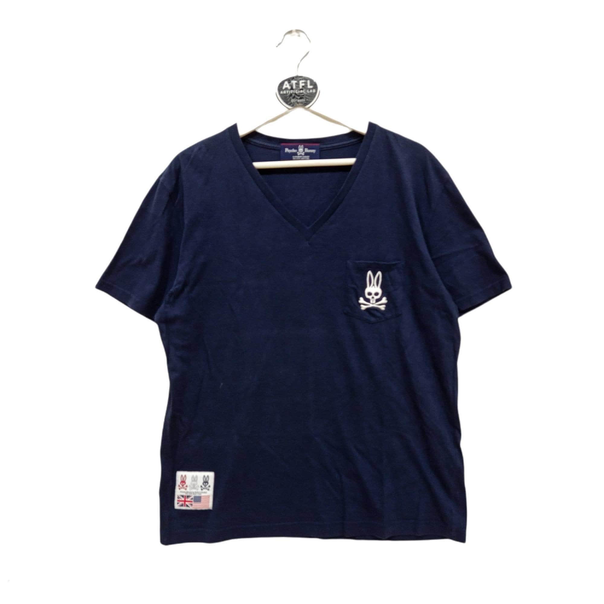 Vintage 90s Psycho Bunny Robert Godley Shirts Streetwear T Shirt