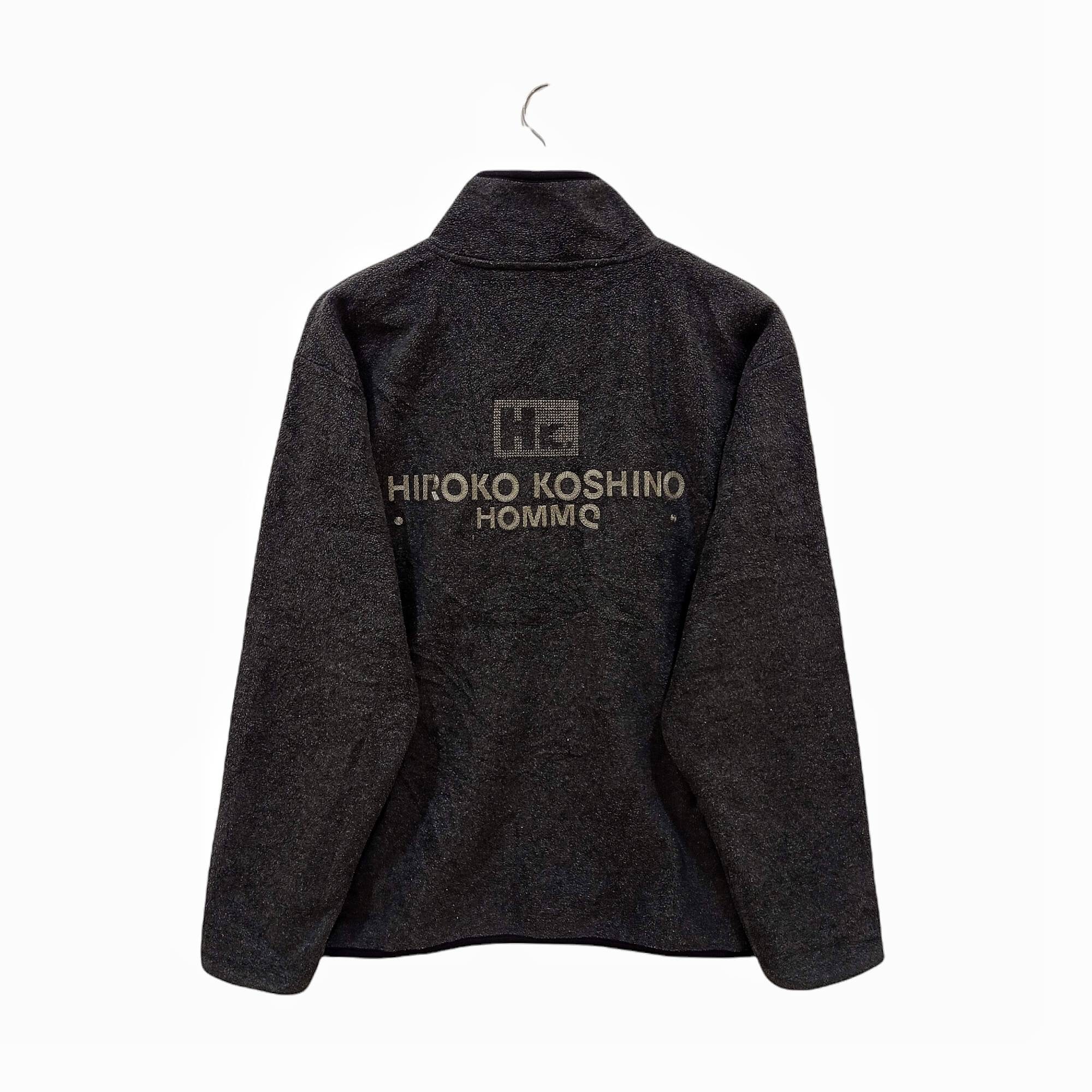 HIROKO KOSHINO ビッグスリーブ ウール カシミヤ ジャケット ビッグチェックウォームシャギーコート | HIROKO KOSHINO (Women