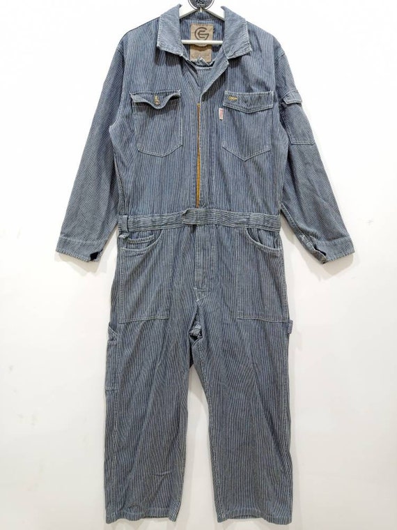 Vintage Garage Engineer Japan Coveralls Jacket Active Wear