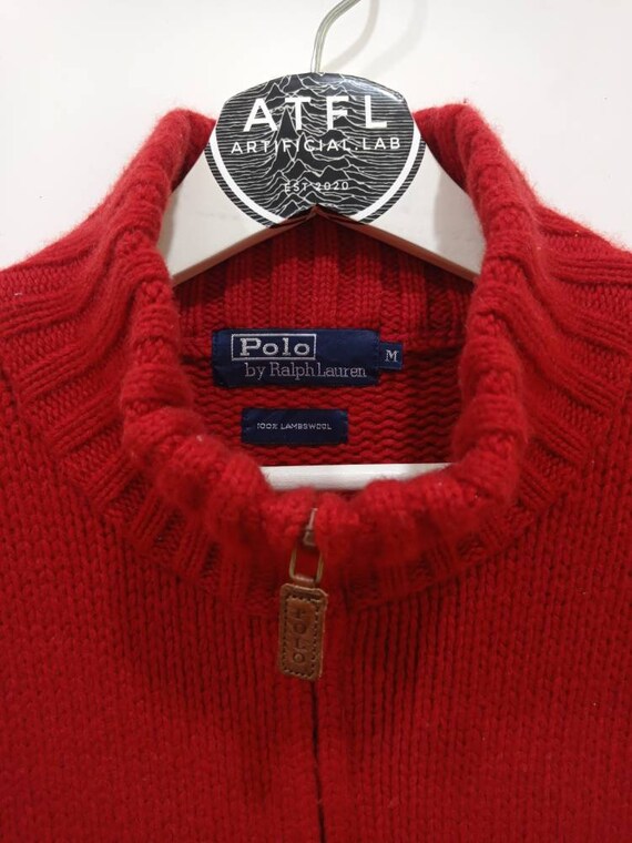 Vintage 90s Polo Ralph Lauren Knitwear menswear S… - image 5