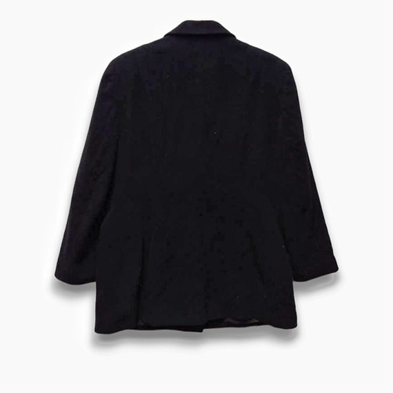 メンズ 90s GIVENCHY angora×wool 2B jacket BLK