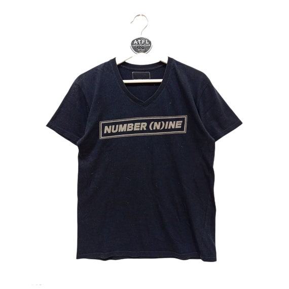 Vintage 90s Number (n)ine Japan V Neck Shirts Streetwear T