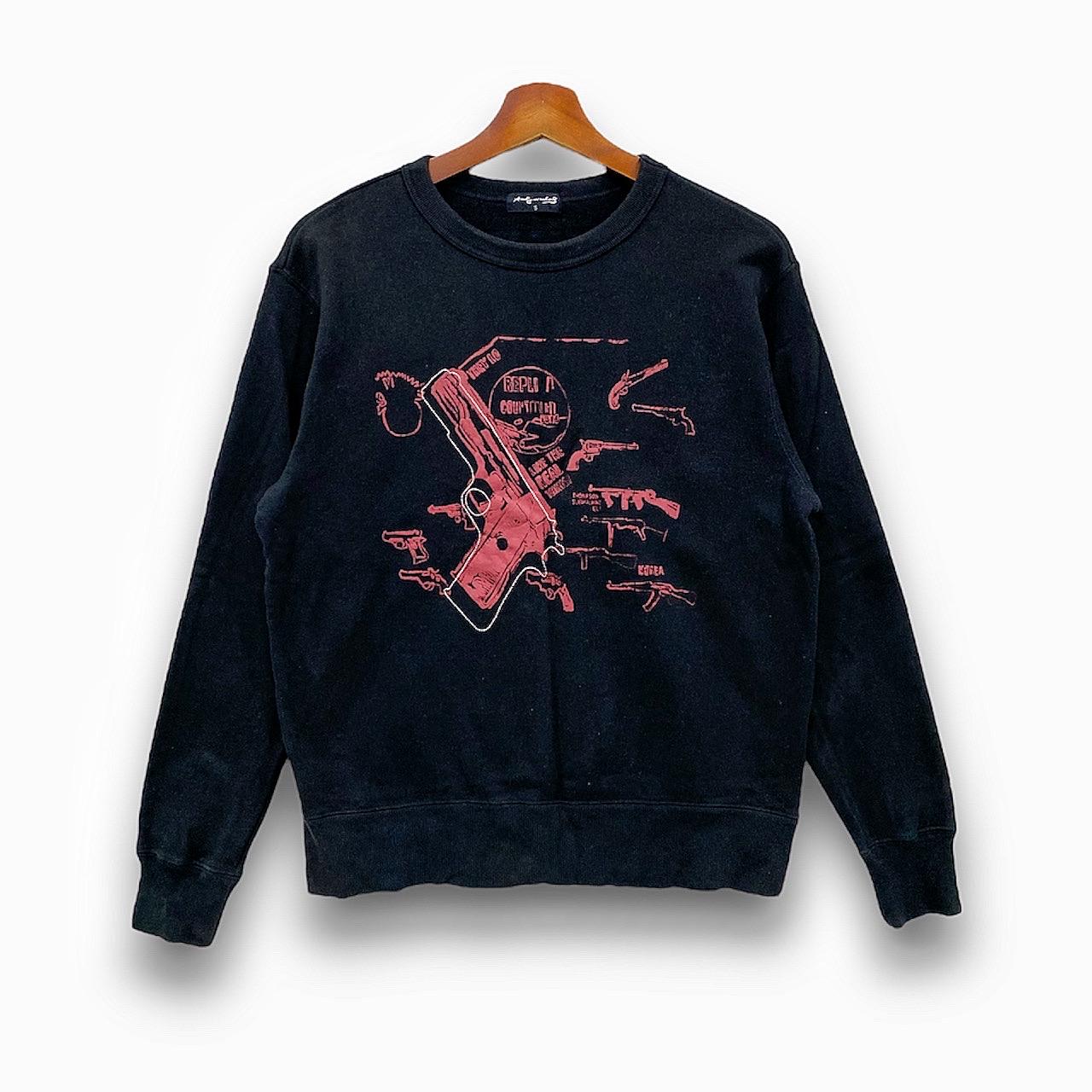 Vintage Y2K Andy Warhol Revolver Art Sweatshirts Streetwear Size S