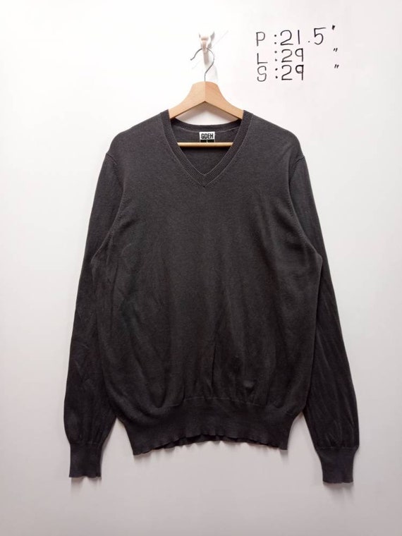 Vintage Goodenough Japan Plain Minimalist Wool Kni