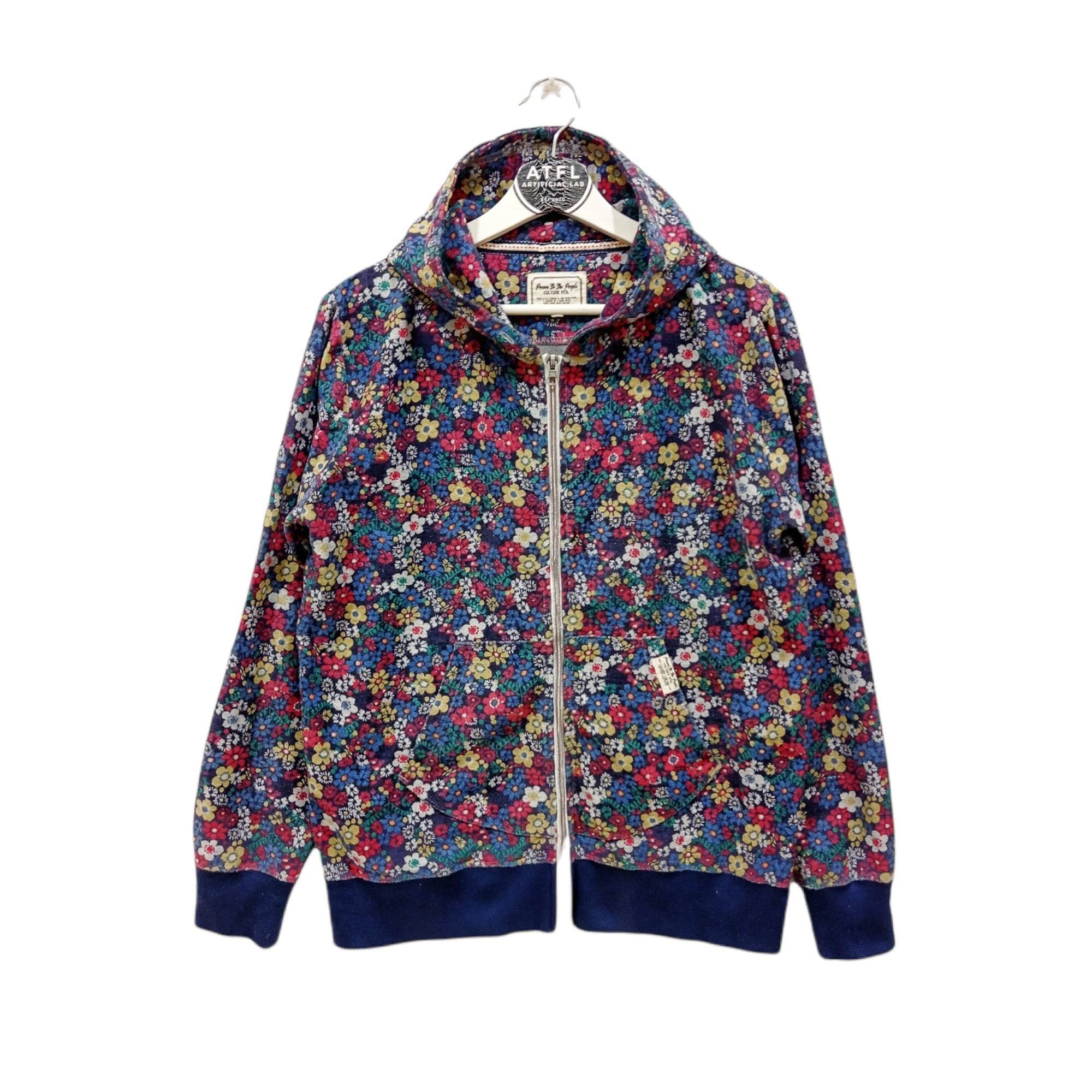Vintage 90s Power to the People Japan Zip up Hoodies Streetwear