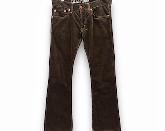 Pantalon vintage en velours côtelé Edwin Jeans Streetwear Taille 36