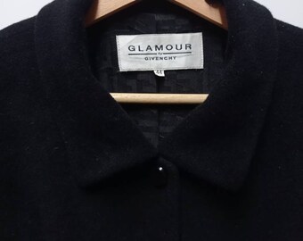 Vintage 90s Givenchy Wool Jacket Womens Jacket Streetwear Size L
