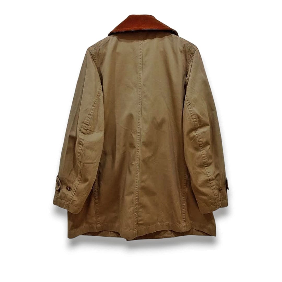 80s HAI SPORTING GEAR LEATHER JACKET 茶 Vintage 90s Hai Sporting Gear Issey Miyake Japan Menswear's Size L