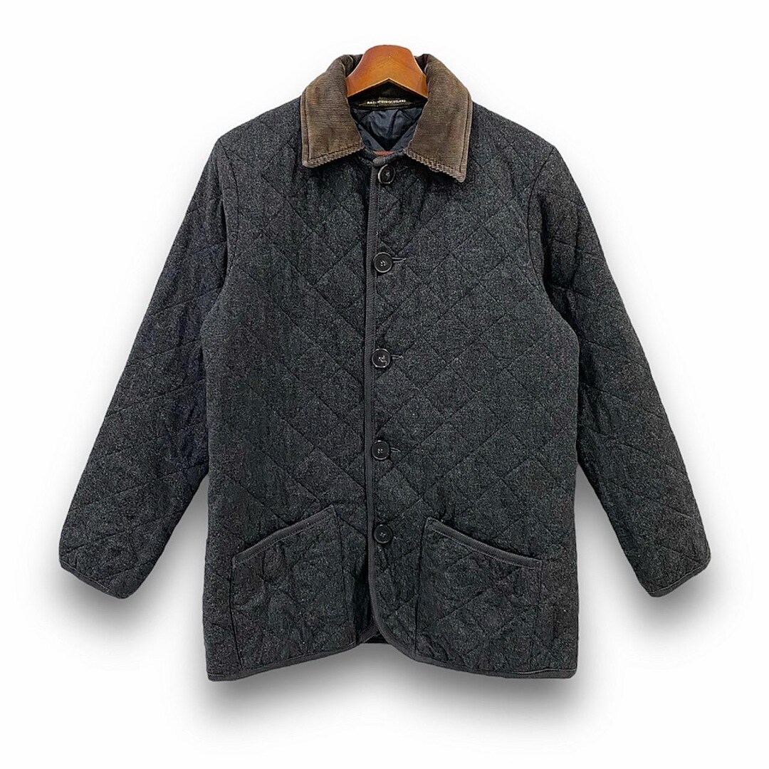 MACKINTOSH WOOL QUILTING DOWN JKT サイズ38 Vintage 90s Mackintosh Wool Quilted Jacket Streetwear Size