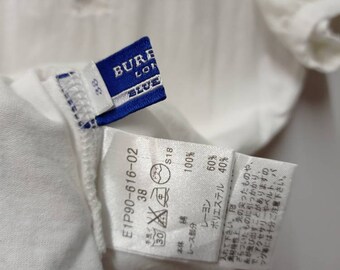 Vintage Y2K Burberry Blue Label Top Tees Womenswear Size M - Etsy