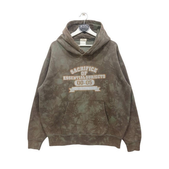 Vintage Y2k Sacrifice Japan 00-05 Acidwash Hoodies