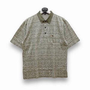 Vintage 90s Daks London Paisley Polo Shirt Size M