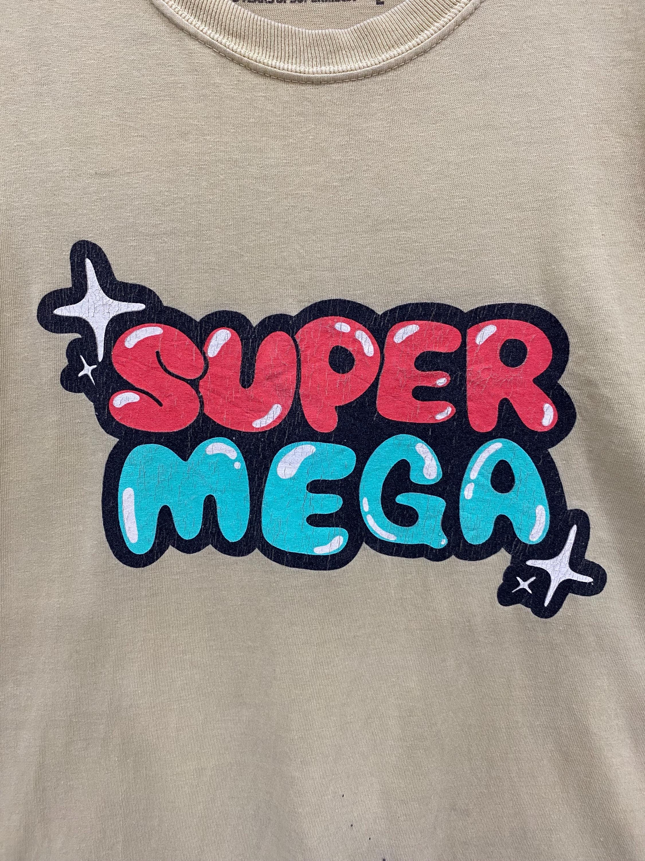Vintage Y2K Super Mega Mart Logo T Shirts Fashion Streetwear Size 