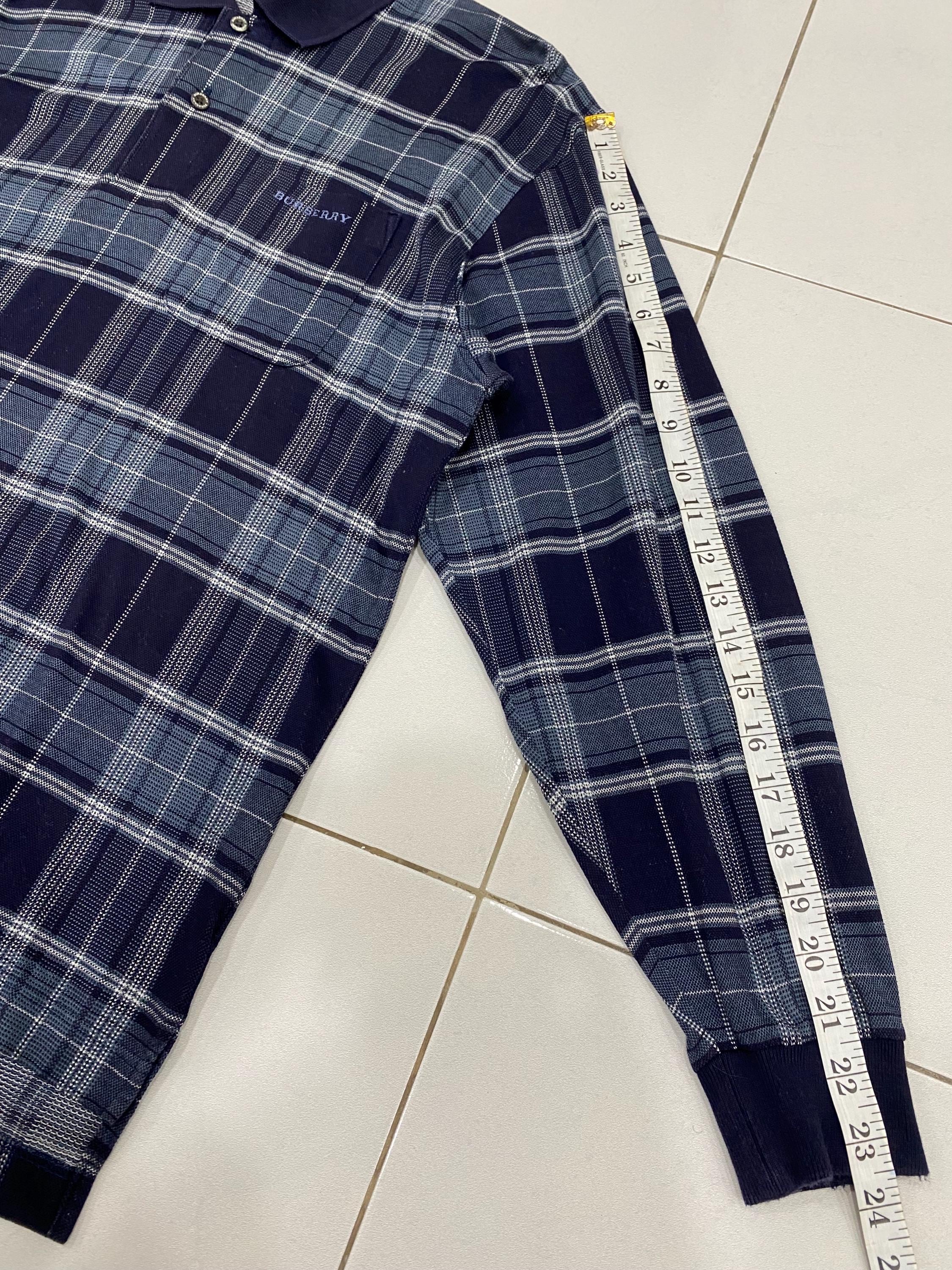 Y2K Burberry Golf Nova Check Shirts Tartan Multi Coloured Fashion