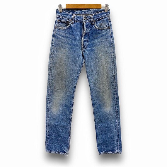 Vintage 70s Levis 501-0115 Jeans 524 Button Streetwear Size W28 X 