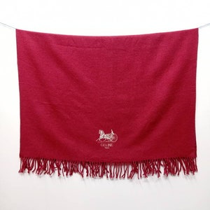 Vintage 80s Celine Paris Wool scarf One Size