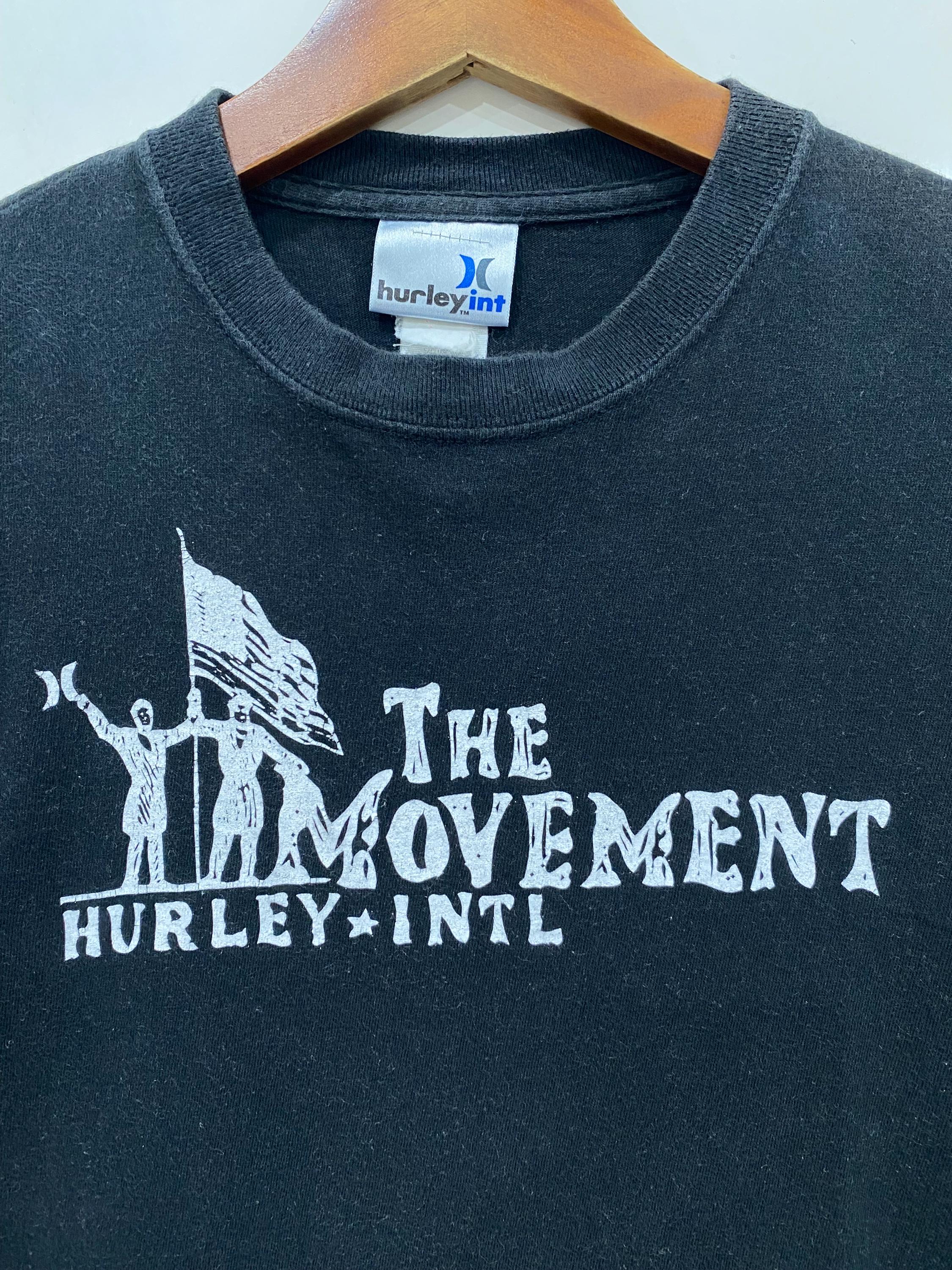 Vintage Y2K Hurley the Movement Skateboards Graphic T Shirts 