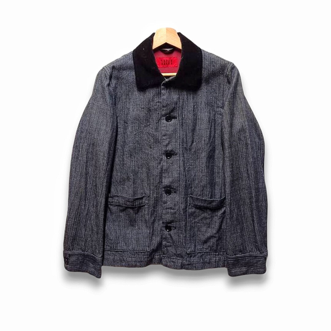 Vintage Super Hakka Japan Workwear Denim Jeans Jacket Japanese