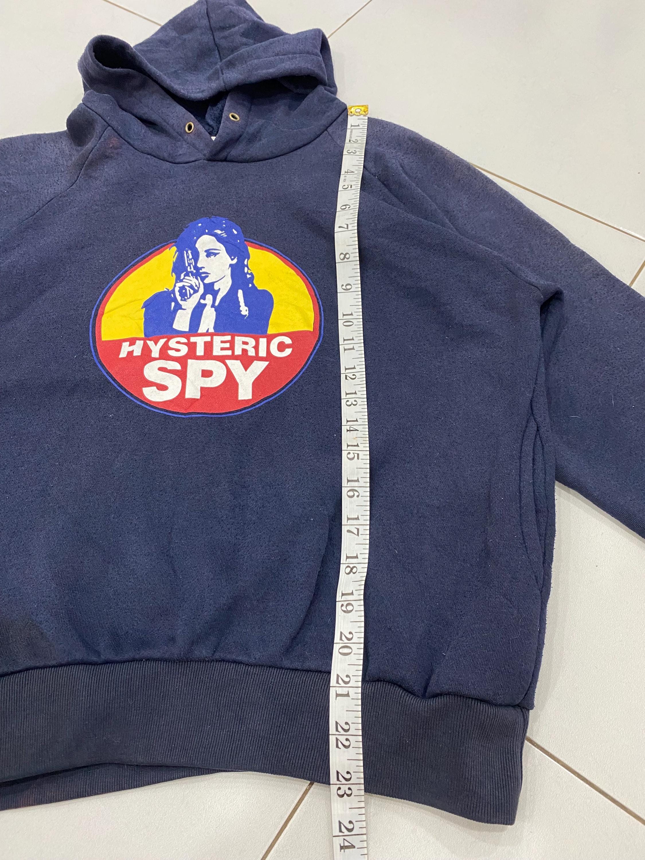 Vintage 90s Hysteric Glamour Spy Hoodies Streetwear Size M (women 