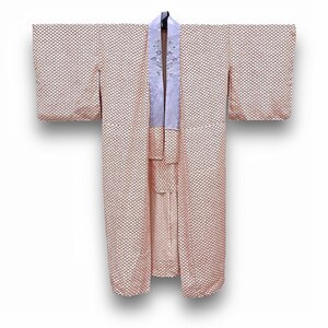 Vintage Silk Yukata Jacket Sashiko boro  Japanese Traditional Size M
