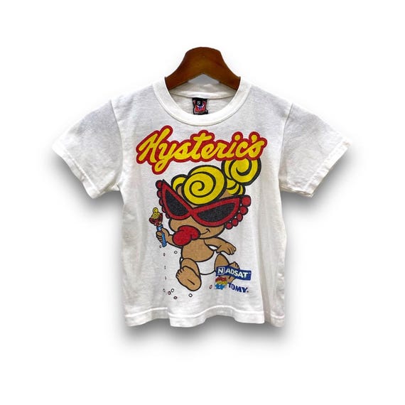 Hysteric Mini × Verdy Kids T-shirt 90cm Vintage 90s Hysteric Mini Japan Big Printed Kids Tees Streetwear