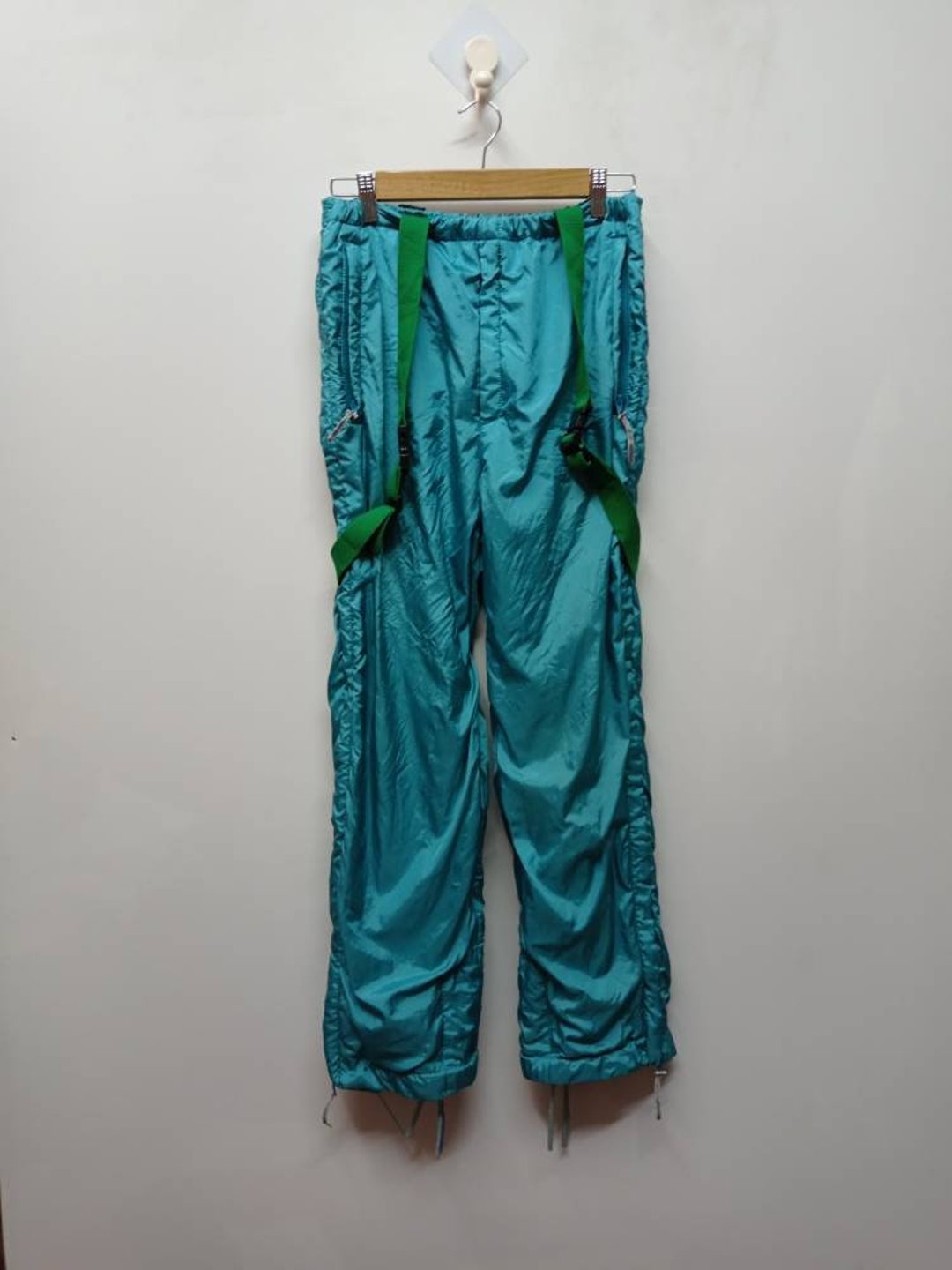 Vintage 80's Montbell Side Zipper Pants Denim Jeans Japan Pants Chino